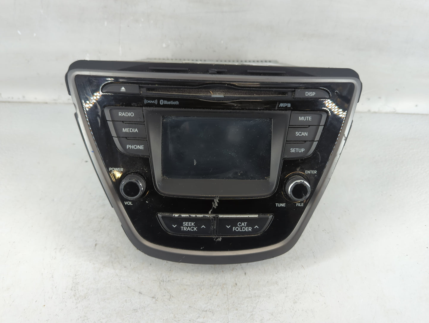 2014-2016 Hyundai Elantra Radio AM FM Cd Player Receiver Replacement P/N:96180-3X156GU Fits Fits 2014 2015 2016 OEM Used Aut