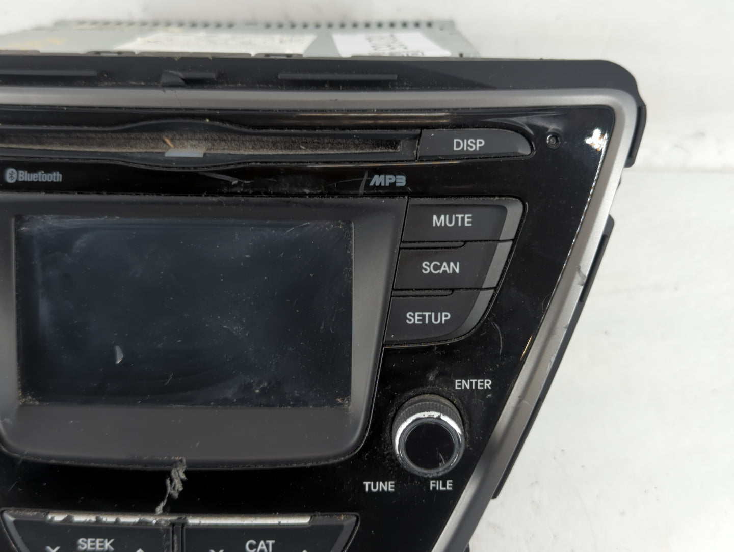 2014-2016 Hyundai Elantra Radio AM FM Cd Player Receiver Replacement P/N:96180-3X156GU Fits Fits 2014 2015 2016 OEM Used Aut