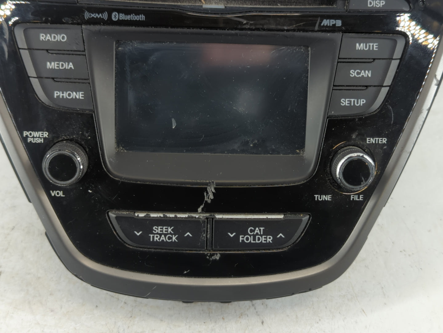 2014-2016 Hyundai Elantra Radio AM FM Cd Player Receiver Replacement P/N:96180-3X156GU Fits Fits 2014 2015 2016 OEM Used Aut
