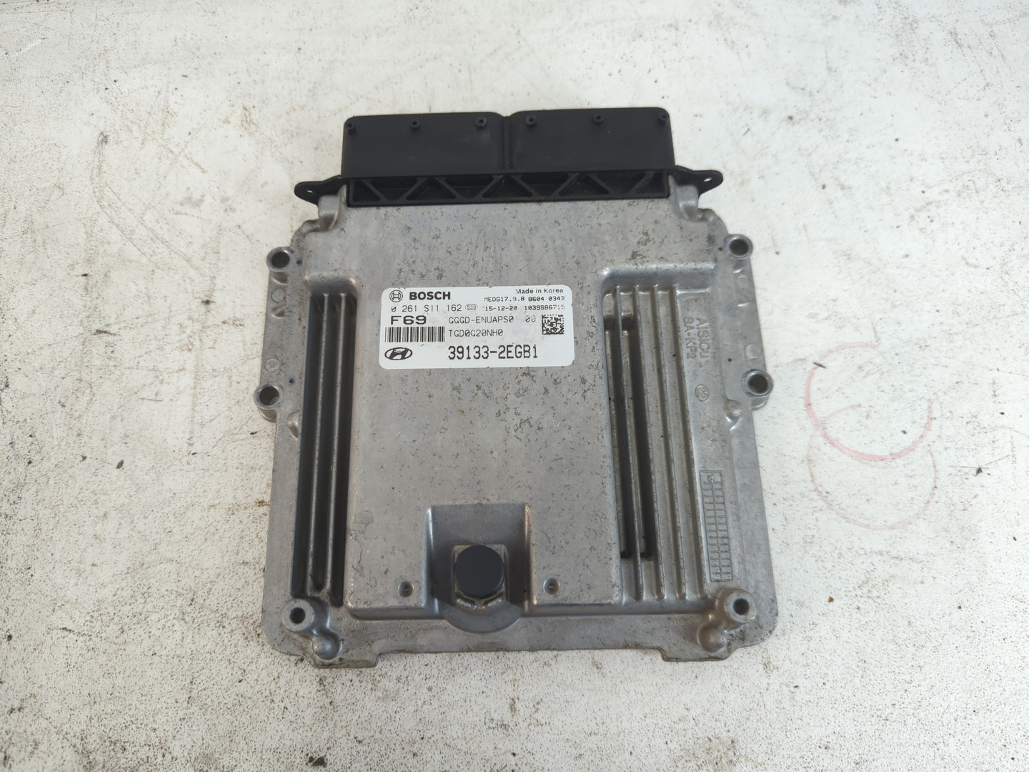 2014-2016 Hyundai Elantra PCM Engine Control Computer ECU ECM PCU OEM P/N:0 261 S11 162 39133-2EGB1 Fits Fits 2014 2015 2016