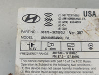 2014-2016 Hyundai Elantra Radio AM FM Cd Player Receiver Replacement P/N:96180-3X165GU Fits Fits 2014 2015 2016 OEM Used Aut