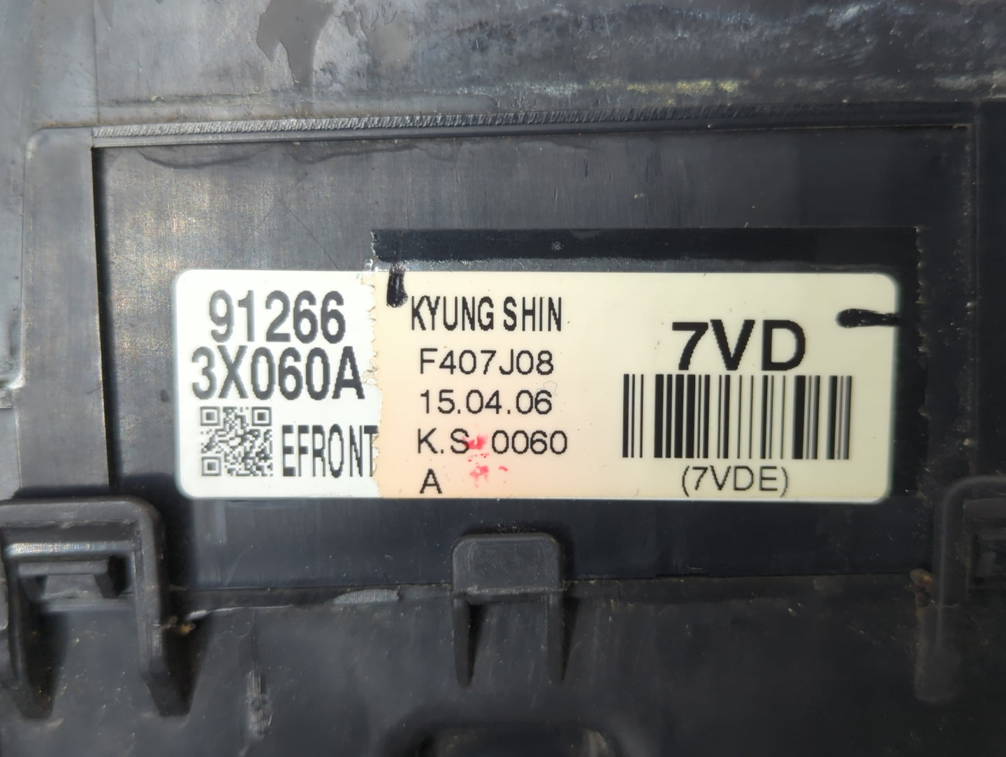 2014-2016 Hyundai Elantra Fusebox Fuse Box Panel Relay Module P/N:91266 3X060A Fits Fits 2014 2015 2016 OEM Used Auto Parts 