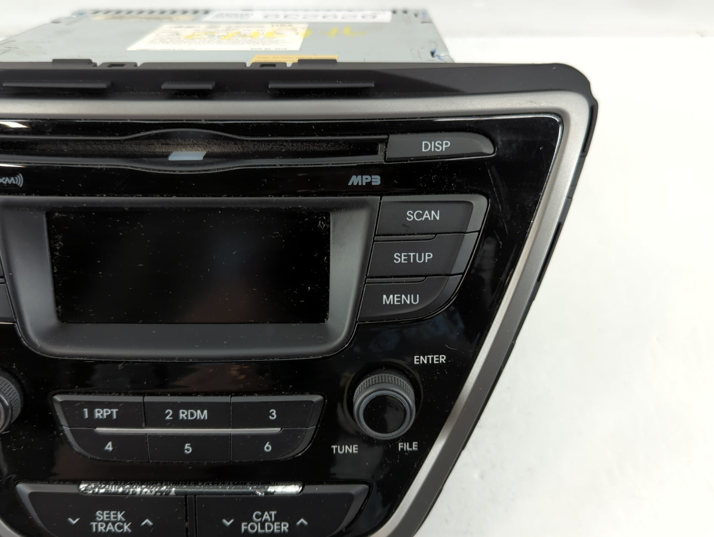 2014-2016 Hyundai Elantra Radio AM FM Cd Player Receiver Replacement P/N:96170-3X156GU Fits Fits 2014 2015 2016 OEM Used Aut