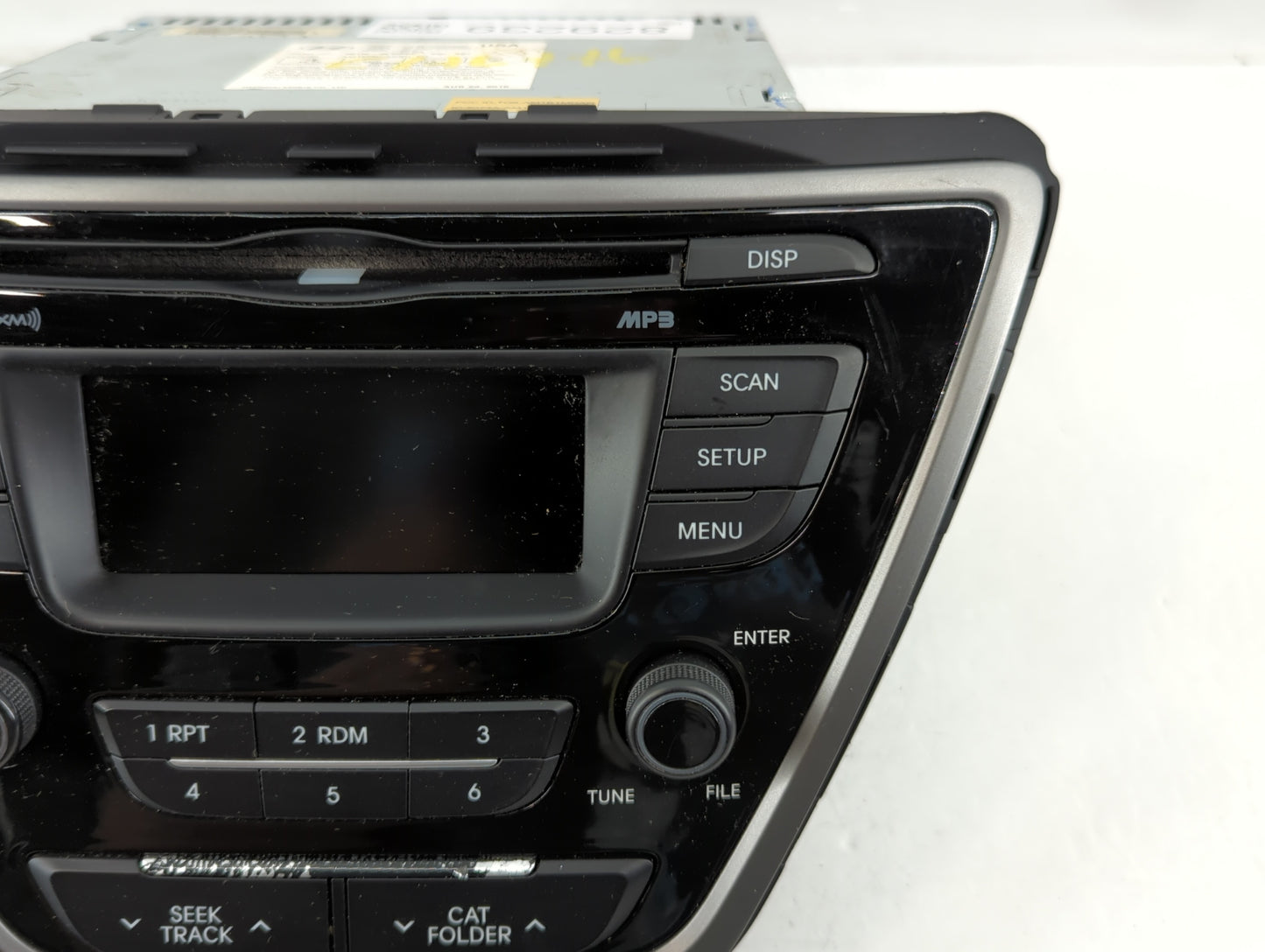 2014-2016 Hyundai Elantra Radio AM FM Cd Player Receiver Replacement P/N:96170-3X156GU Fits Fits 2014 2015 2016 OEM Used Aut