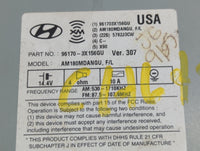 2014-2016 Hyundai Elantra Radio AM FM Cd Player Receiver Replacement P/N:96170-3X156GU Fits Fits 2014 2015 2016 OEM Used Aut