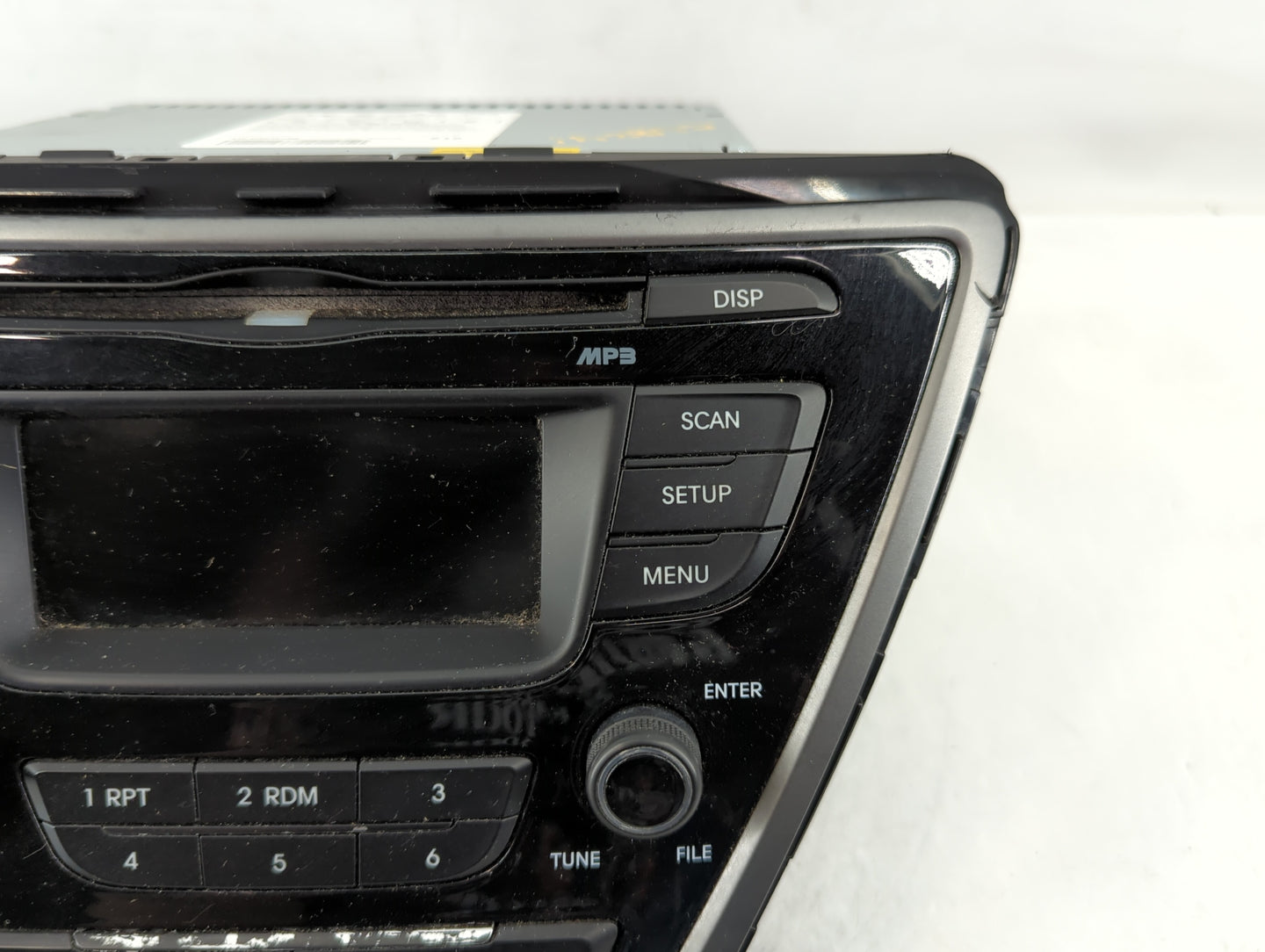 2014-2016 Hyundai Elantra Radio AM FM Cd Player Receiver Replacement P/N:96170-3X156GU Fits Fits 2014 2015 2016 OEM Used Aut