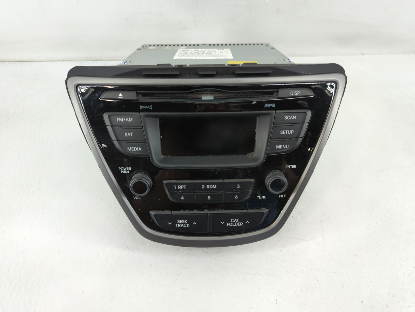 2014-2016 Hyundai Elantra Radio AM FM Cd Player Receiver Replacement P/N:96170-3X156GU Fits Fits 2014 2015 2016 OEM Used Aut
