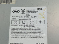 2014-2016 Hyundai Elantra Radio AM FM Cd Player Receiver Replacement P/N:96170-3X156GU Fits Fits 2014 2015 2016 OEM Used Aut