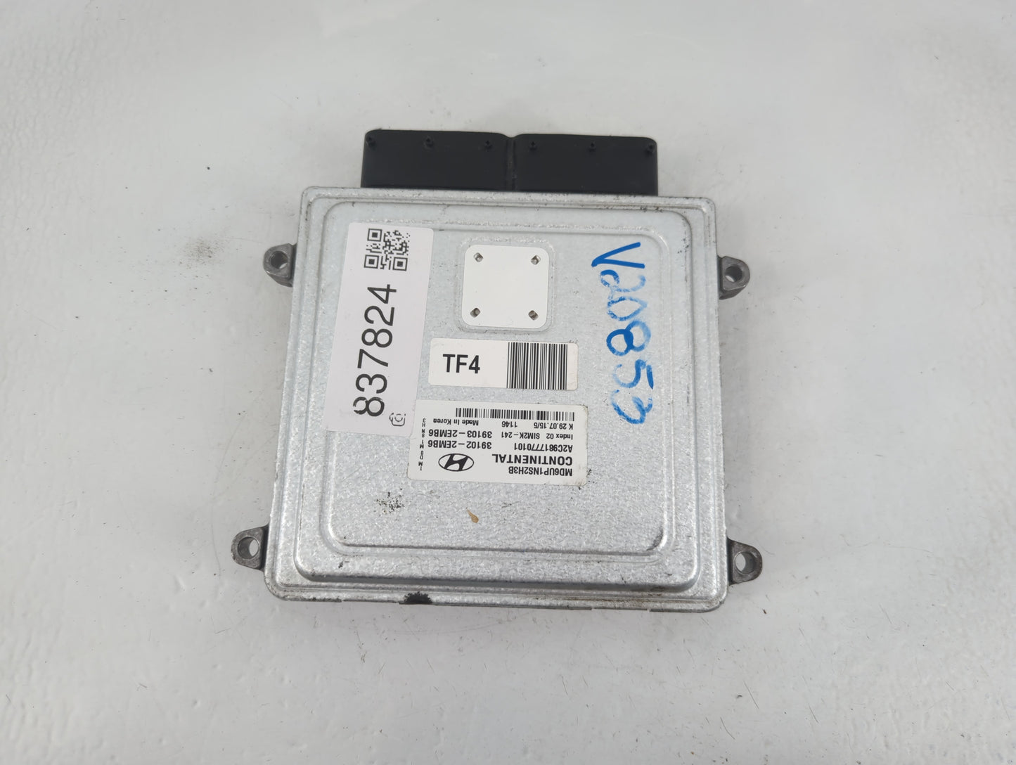 2014-2016 Hyundai Elantra PCM Engine Control Computer ECU ECM PCU OEM P/N:39103-2EMB6 39102-2EMB6 Fits Fits 2014 2015 2016 O
