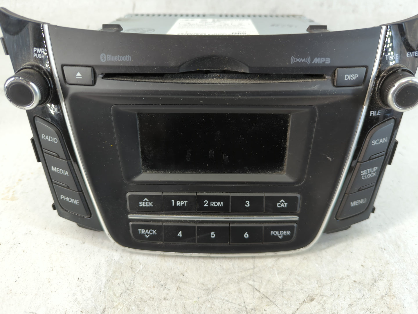 2016-2017 Hyundai Elantra Radio AM FM Cd Player Receiver Replacement P/N:96170-A5260GU Fits Fits 2016 2017 OEM Used Auto Par