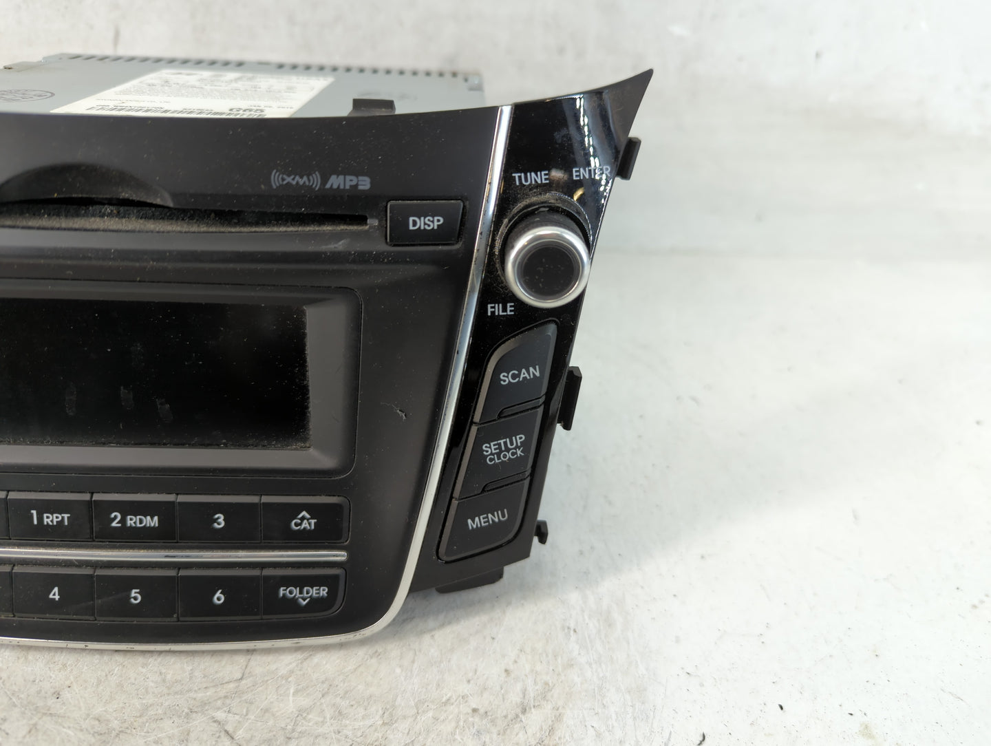 2016-2017 Hyundai Elantra Radio AM FM Cd Player Receiver Replacement P/N:96170-A5260GU Fits Fits 2016 2017 OEM Used Auto Par
