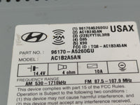 2016-2017 Hyundai Elantra Radio AM FM Cd Player Receiver Replacement P/N:96170-A5260GU Fits Fits 2016 2017 OEM Used Auto Par