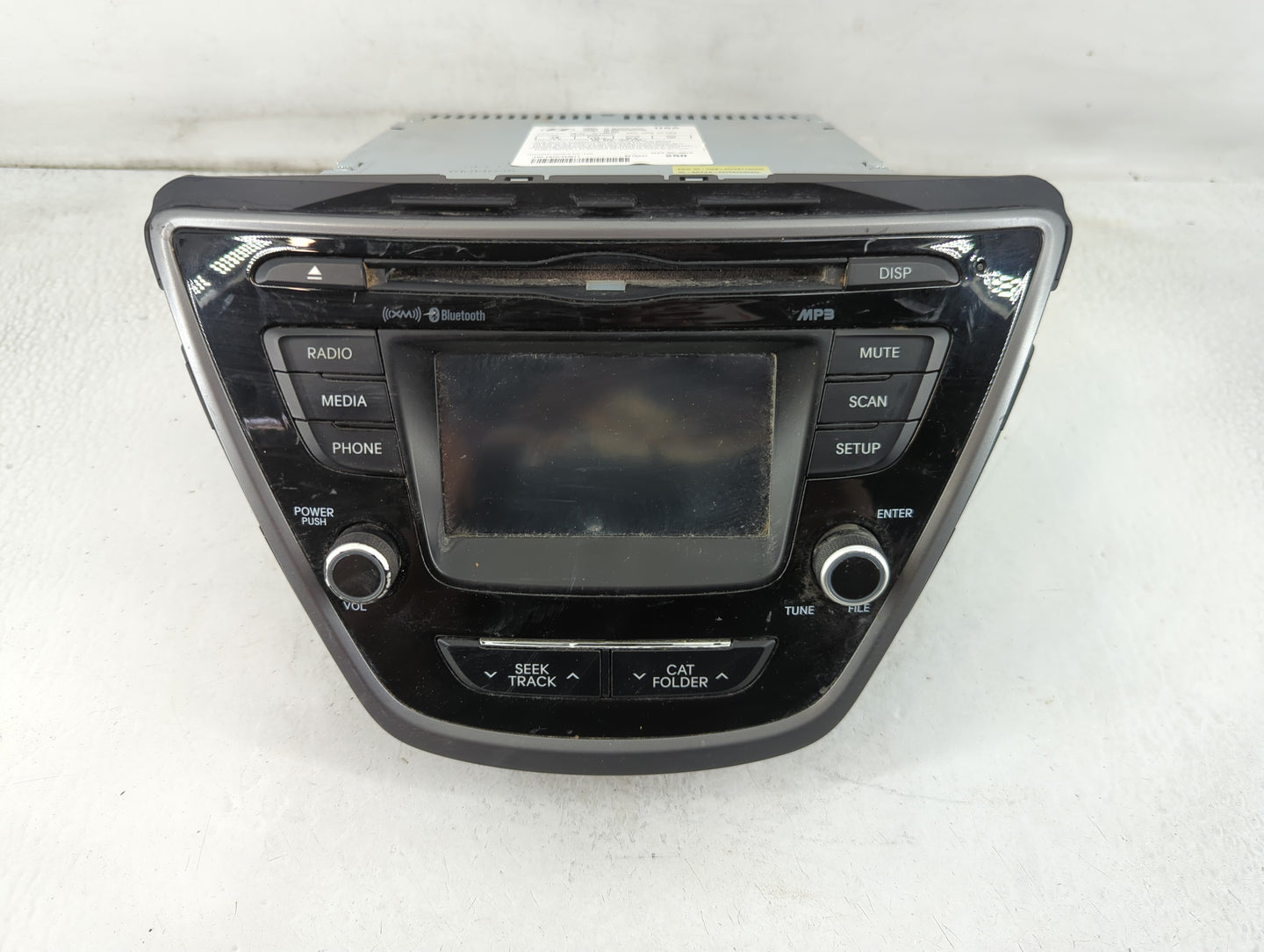 2014-2016 Hyundai Elantra Radio AM FM Cd Player Receiver Replacement P/N:96180-3X165GU Fits Fits 2014 2015 2016 OEM Used Aut