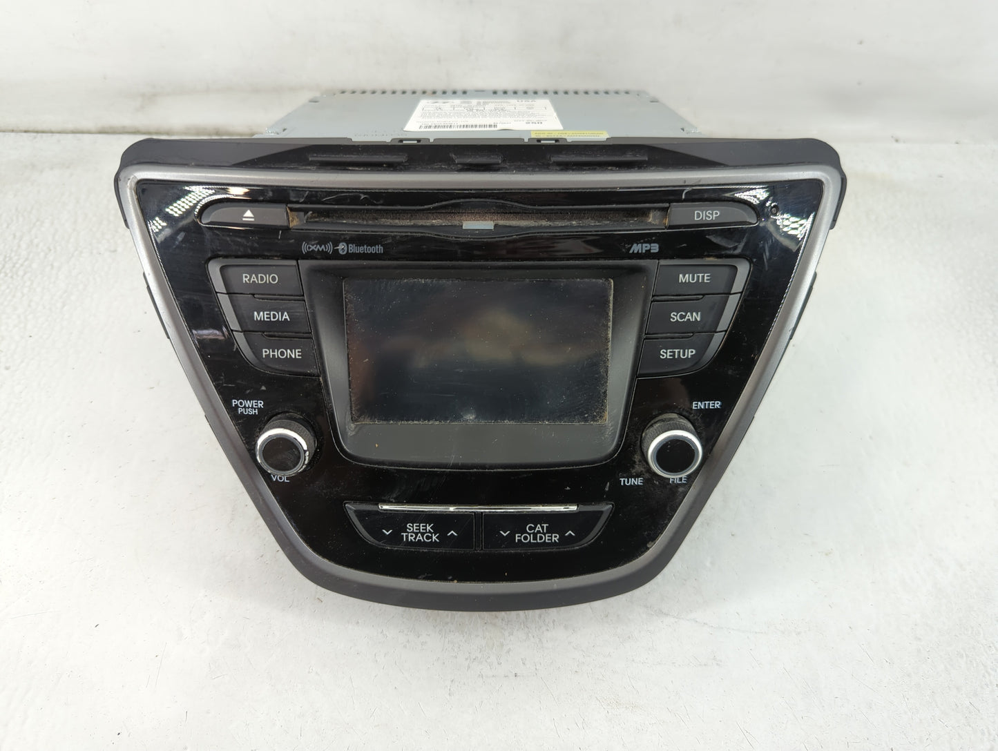 2014-2016 Hyundai Elantra Radio AM FM Cd Player Receiver Replacement P/N:96180-3X165GU Fits Fits 2014 2015 2016 OEM Used Aut