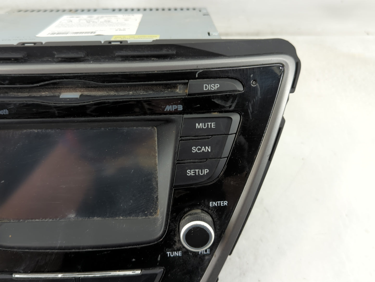2014-2016 Hyundai Elantra Radio AM FM Cd Player Receiver Replacement P/N:96180-3X165GU Fits Fits 2014 2015 2016 OEM Used Aut