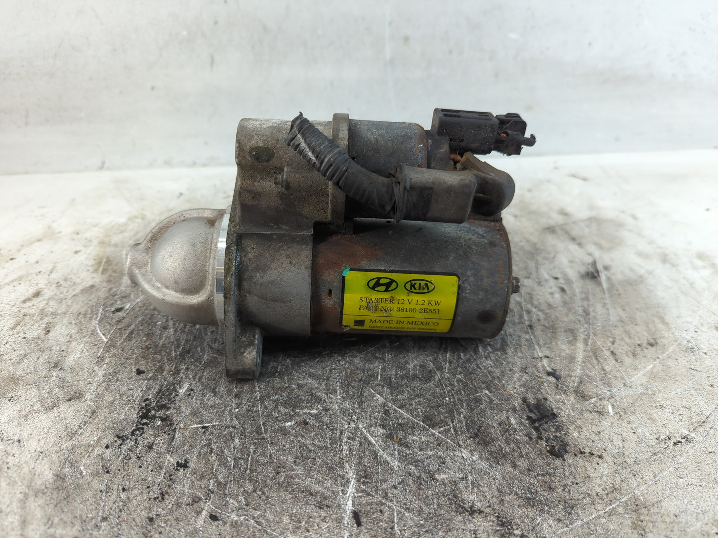2014-2016 Hyundai Elantra Car Starter Motor Solenoid OEM P/N:36100-2E551 Fits Fits 2014 2015 2016 OEM Used Auto Parts - Oemu
