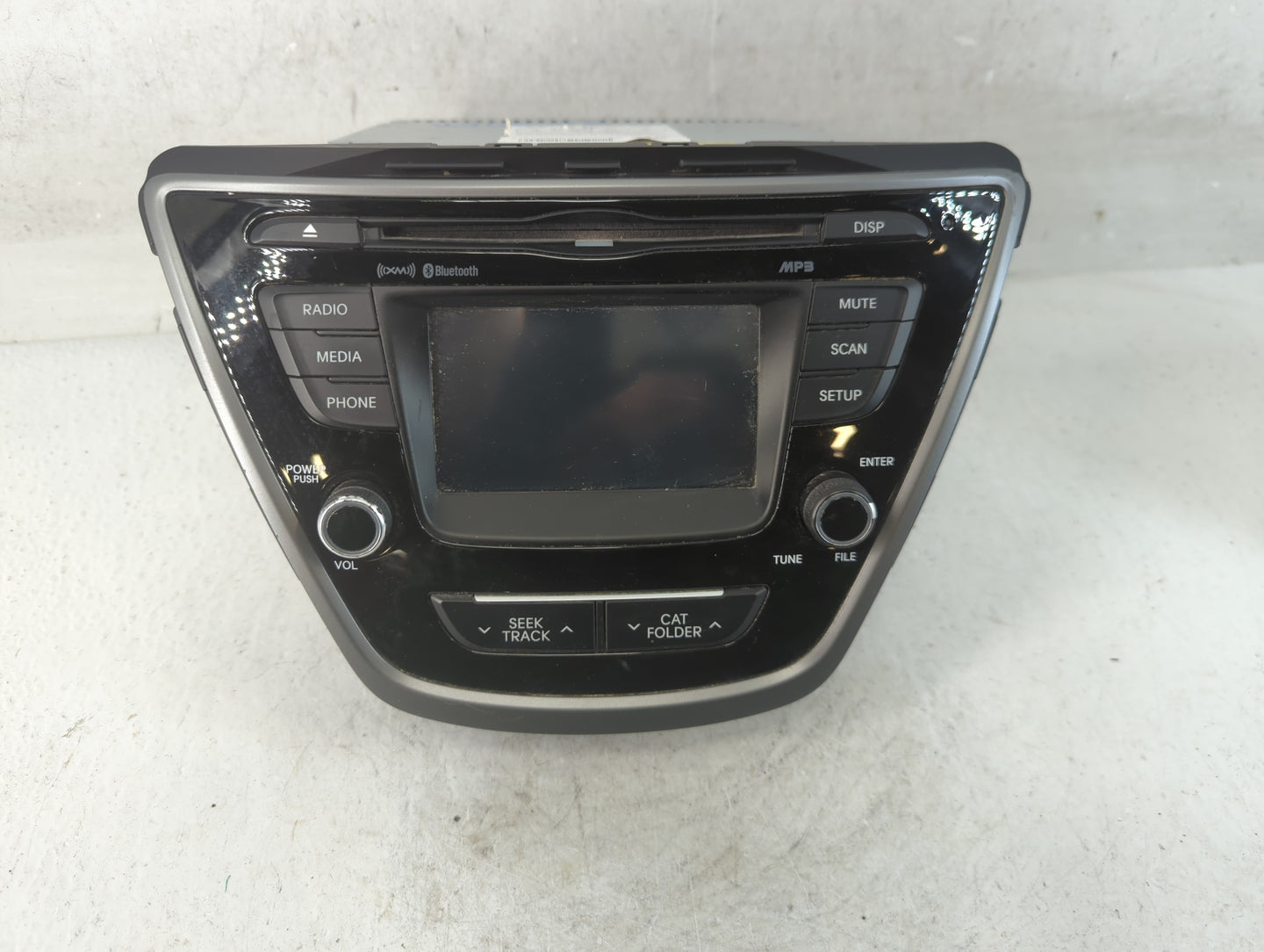 2014-2016 Hyundai Elantra Radio AM FM Cd Player Receiver Replacement P/N:96180-3X165GU Fits Fits 2014 2015 2016 OEM Used Aut
