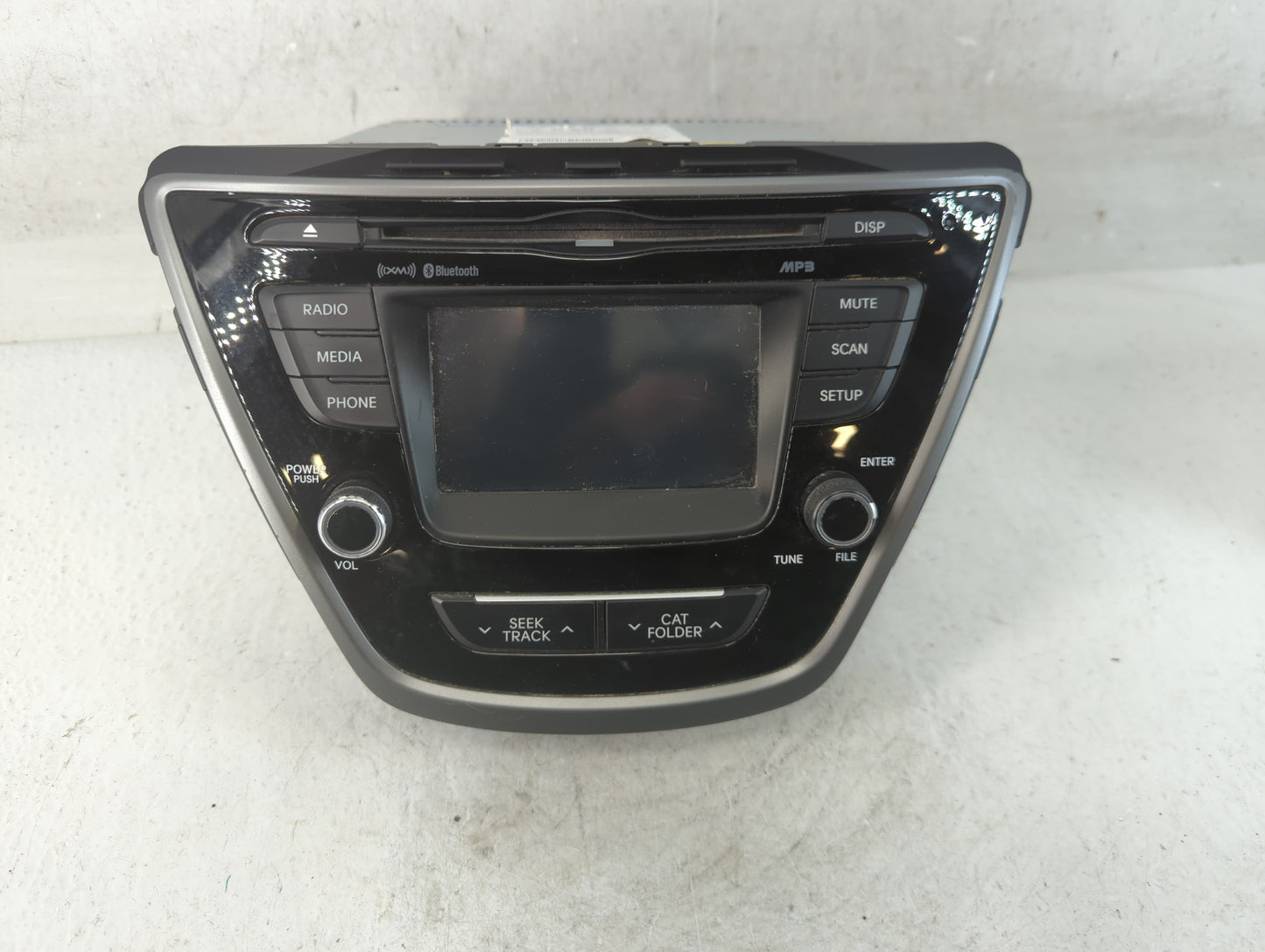 2014-2016 Hyundai Elantra Radio AM FM Cd Player Receiver Replacement P/N:96180-3X165GU Fits Fits 2014 2015 2016 OEM Used Aut