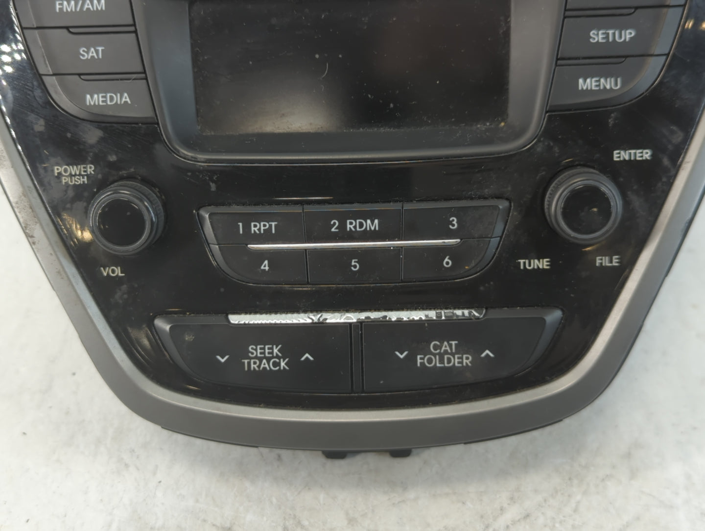 2014-2016 Hyundai Elantra Radio AM FM Cd Player Receiver Replacement P/N:96170-3X156GU Fits Fits 2014 2015 2016 OEM Used Aut