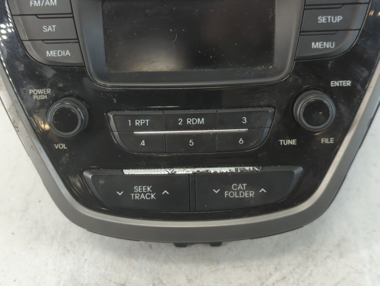 2014-2016 Hyundai Elantra Radio AM FM Cd Player Receiver Replacement P/N:96170-3X156GU Fits Fits 2014 2015 2016 OEM Used Aut