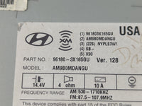 2014-2016 Hyundai Elantra Radio AM FM Cd Player Receiver Replacement P/N:96180-3X165GU Fits Fits 2014 2015 2016 OEM Used Aut