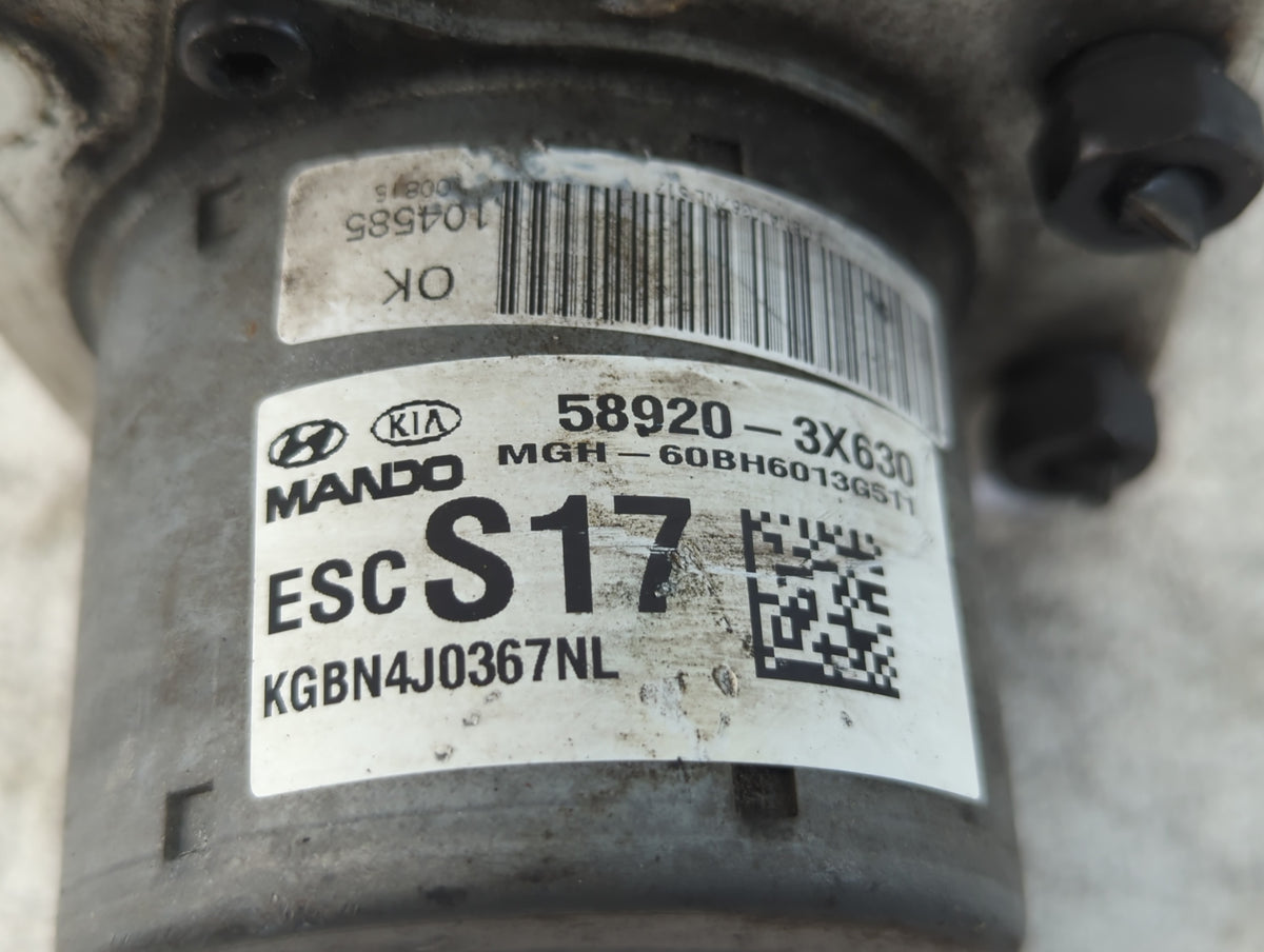2014-2016 Hyundai Elantra Anti-Lock Brake ABS Pump Module Actuator OEM P/N:58920-3X630 Fits Fits 2014 2015 2016 OEM Used Aut