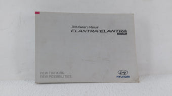 compare product 2016 Hyundai Elantra Coupe Owners Manual Book Guide OEM Used Auto Parts