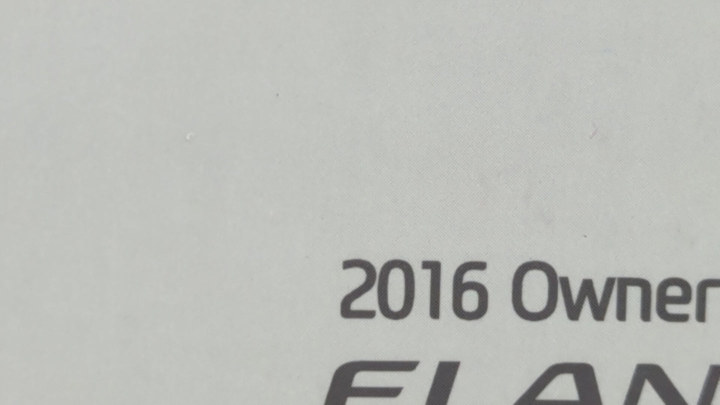 2016 Hyundai Elantra Coupe Owners Manual Book Guide OEM Used Auto Parts - Oemusedautoparts1.com