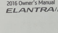2016 Hyundai Elantra Coupe Owners Manual Book Guide OEM Used Auto Parts - Oemusedautoparts1.com