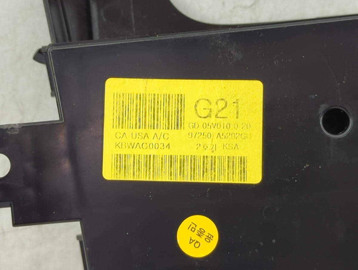 2013-2017 Hyundai Elantra Gt Climate Control Module Temperature AC/Heater Replacement P/N:97250-A5202GU Fits OEM Used Auto P