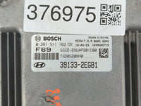 2016-2017 Hyundai Elantra Gt PCM Engine Control Computer ECU ECM PCU OEM P/N:39133-2EGB1 Fits Fits 2016 2017 OEM Used Auto P