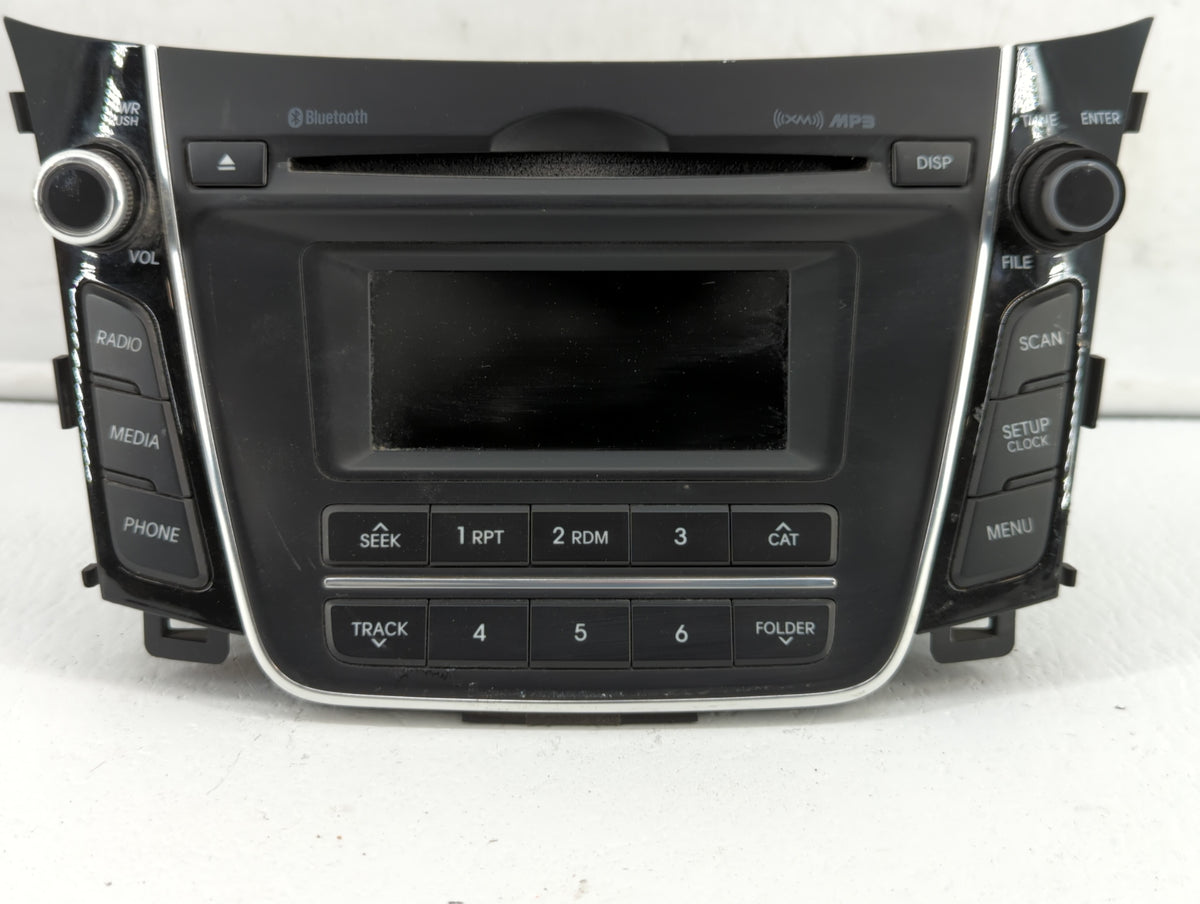 2016-2017 Hyundai Elantra Gt Am Fm Cd Player Radio Receiver 381531 - Oemusedautoparts1.com