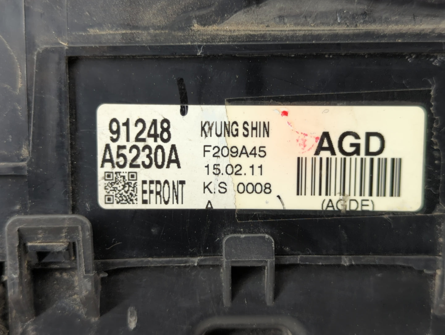 2016-2017 Hyundai Elantra Gt Fusebox Fuse Box Panel Relay Module P/N:91248A520B Fits Fits 2016 2017 OEM Used Auto Parts - Oe