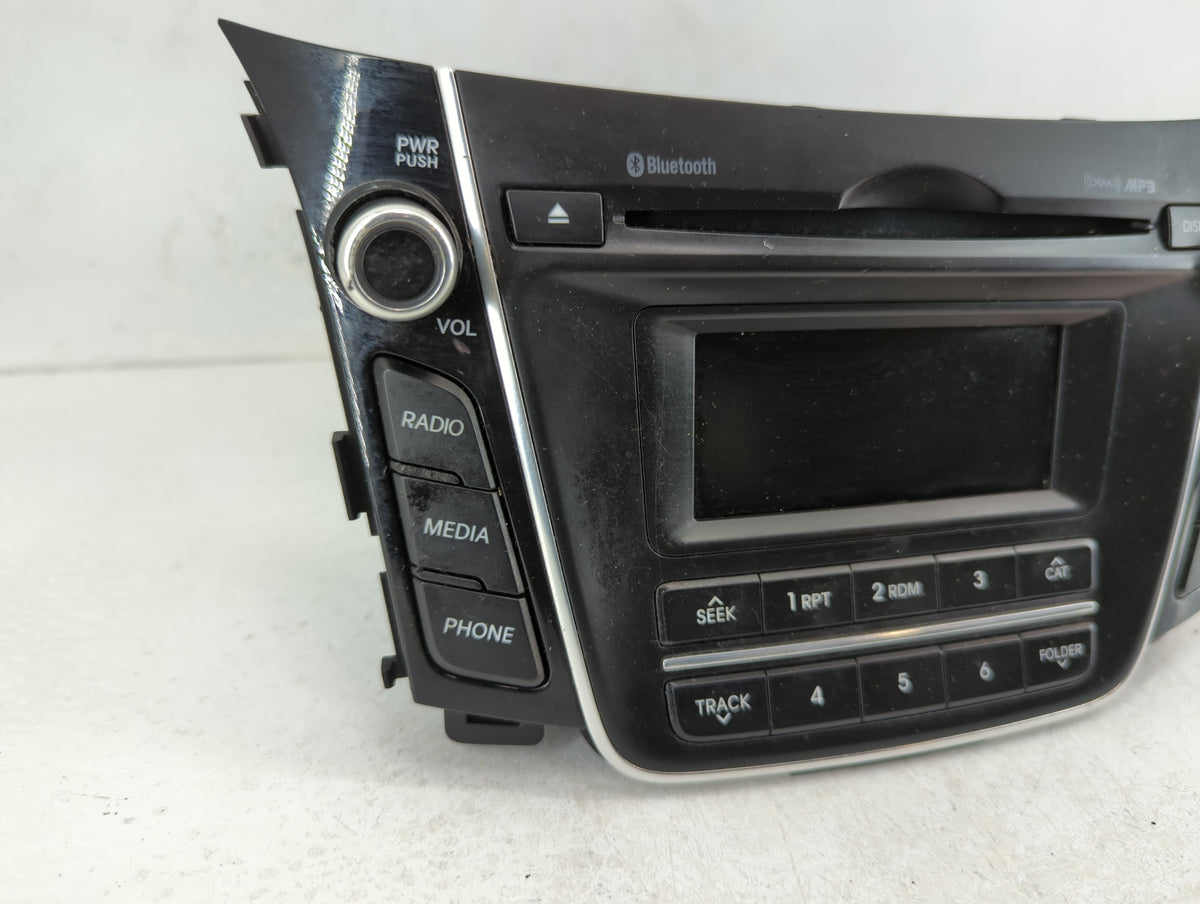2016-2017 Hyundai Elantra Gt Radio AM FM Cd Player Receiver Replacement P/N:96170-A5260GU Fits Fits 2016 2017 OEM Used Auto 