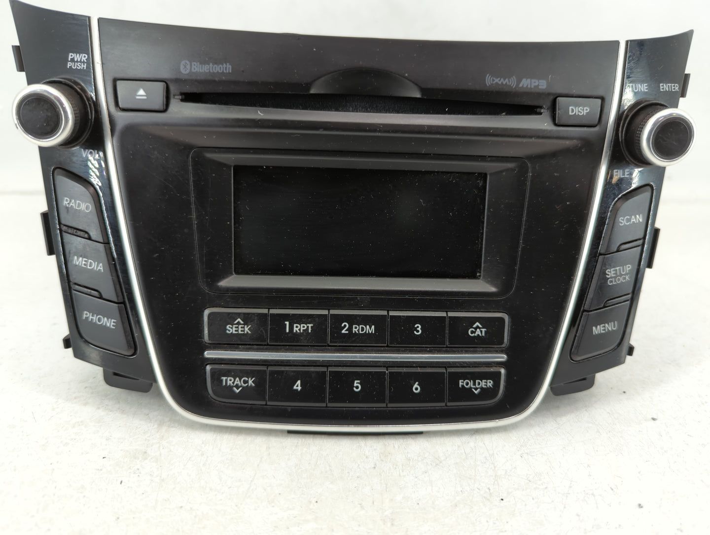 2016-2017 Hyundai Elantra Gt Radio AM FM Cd Player Receiver Replacement P/N:96170-A5260GU Fits Fits 2016 2017 OEM Used Auto 