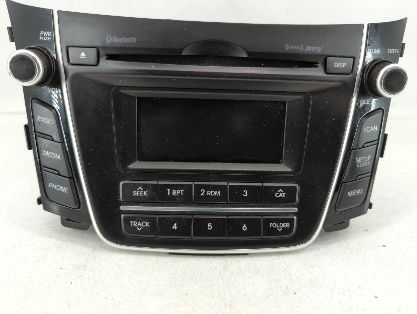 2016-2017 Hyundai Elantra Gt Radio AM FM Cd Player Receiver Replacement P/N:96170-A5260GU Fits Fits 2016 2017 OEM Used Auto 