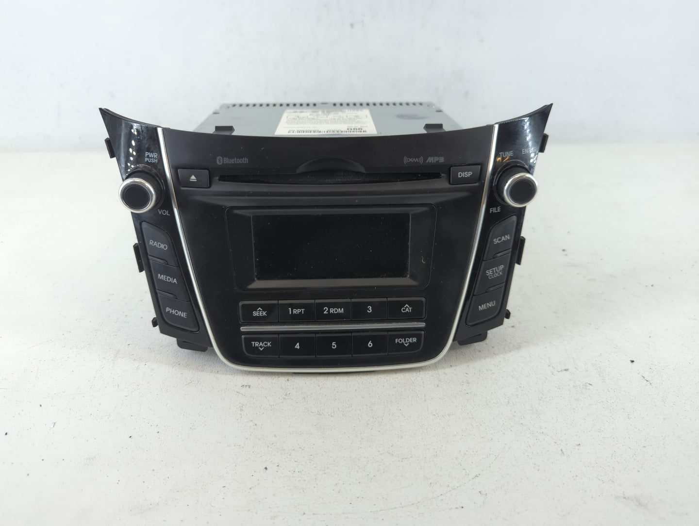 2016-2017 Hyundai Elantra Gt Radio AM FM Cd Player Receiver Replacement P/N:96170-A5270GU Fits Fits 2016 2017 OEM Used Auto 