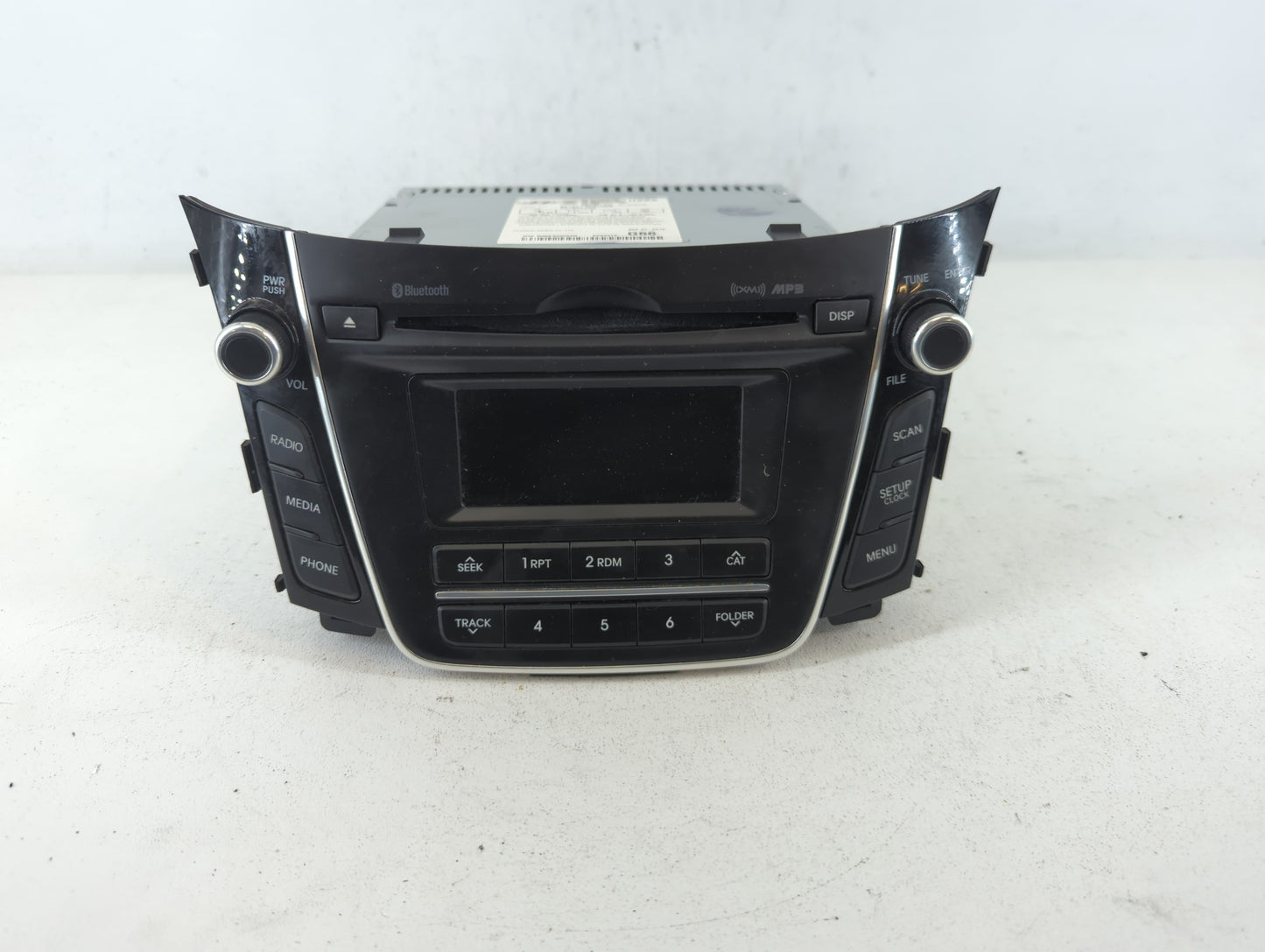 2016-2017 Hyundai Elantra Gt Radio AM FM Cd Player Receiver Replacement P/N:96170-A5270GU Fits Fits 2016 2017 OEM Used Auto 