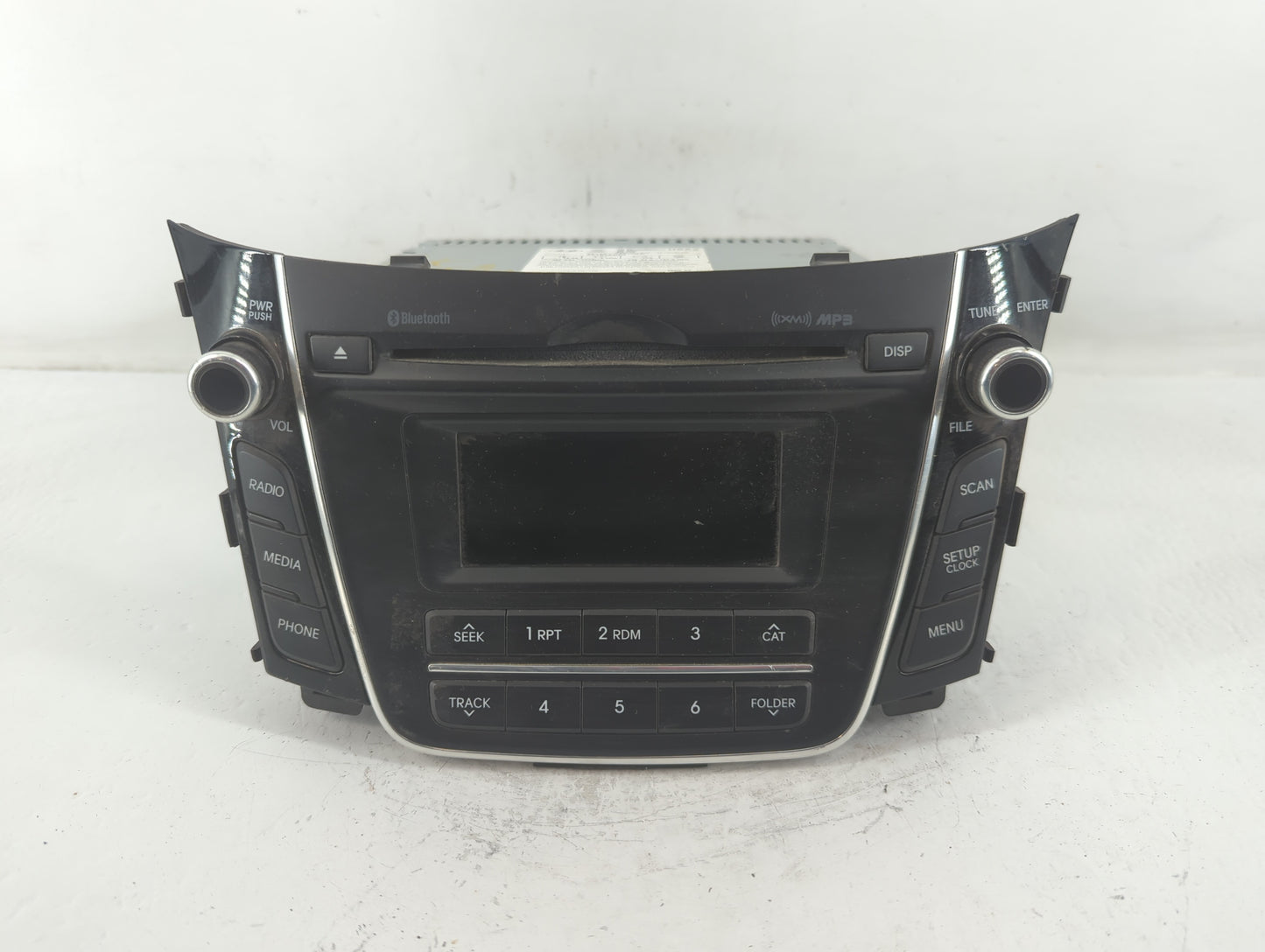 2016-2017 Hyundai Elantra Gt Radio AM FM Cd Player Receiver Replacement P/N:96170-A5260GU Fits Fits 2016 2017 OEM Used Auto 