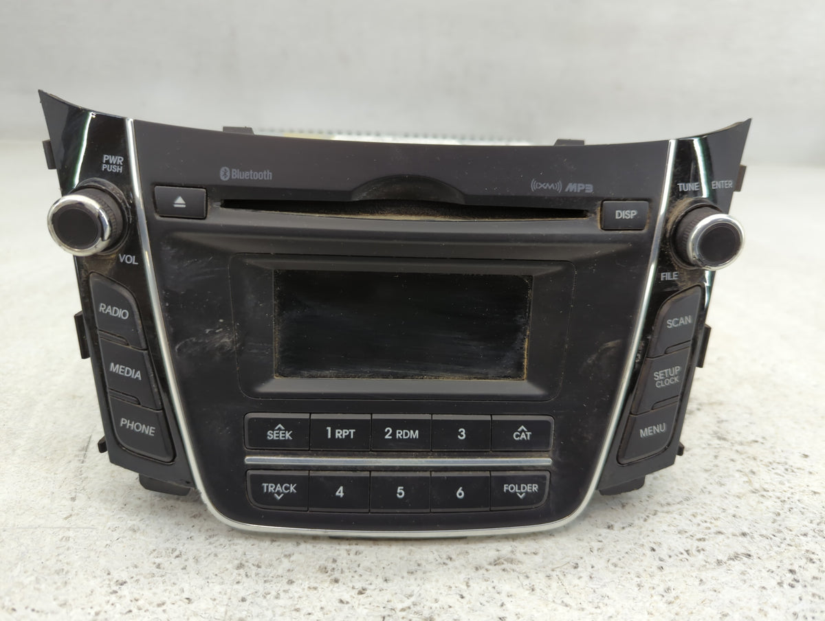 2016-2017 Hyundai Elantra Gt Am Fm Cd Player Radio Receiver 725697 - Oemusedautoparts1.com