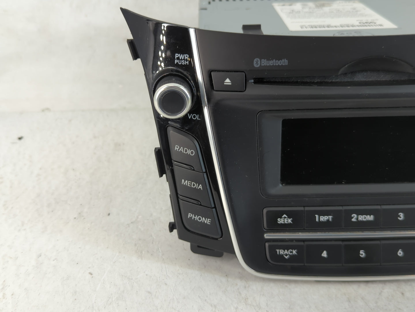 2016-2017 Hyundai Elantra Gt Radio AM FM Cd Player Receiver Replacement P/N:96170-A5260GU Fits Fits 2016 2017 OEM Used Auto 