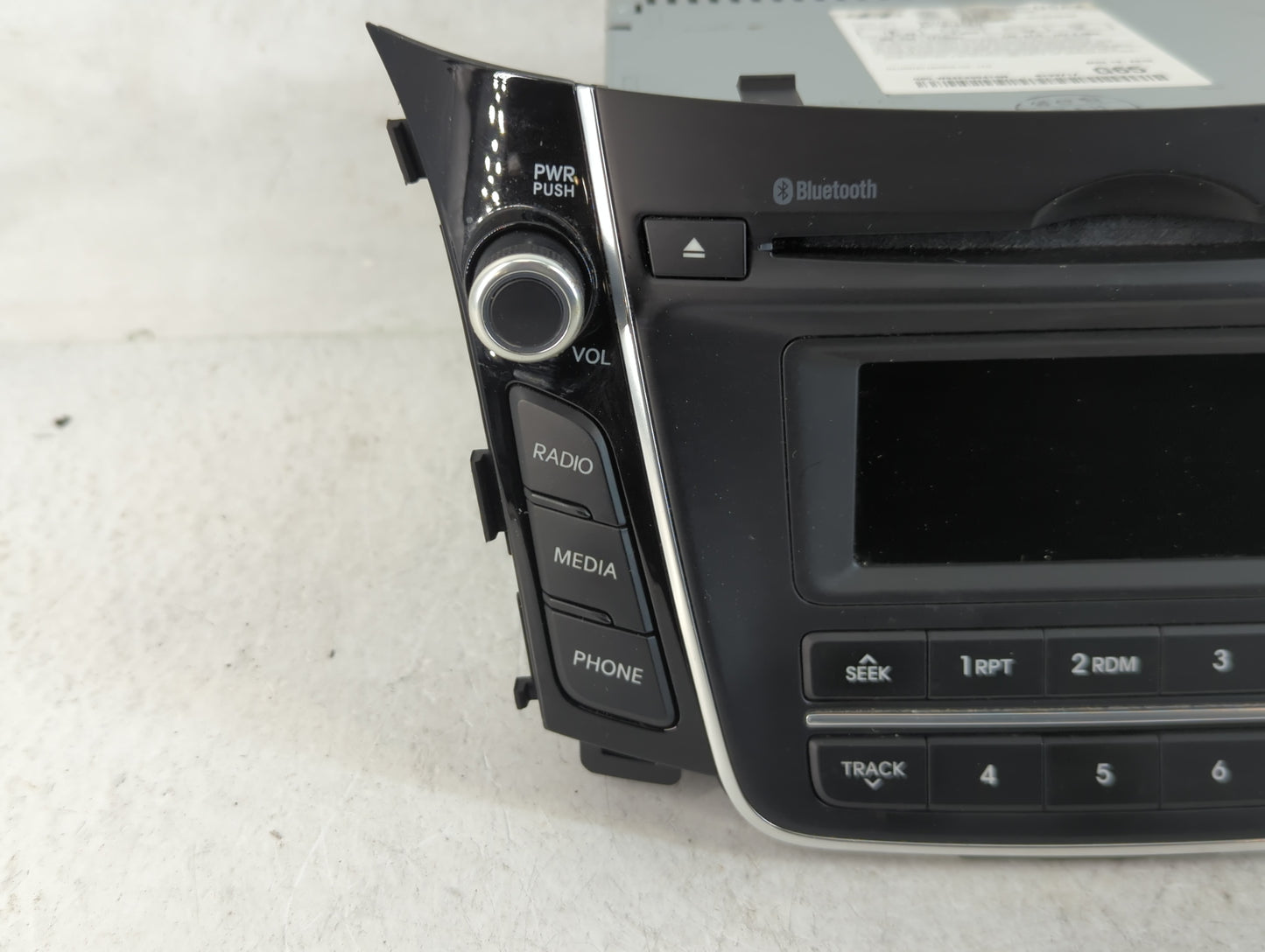 2016-2017 Hyundai Elantra Gt Radio AM FM Cd Player Receiver Replacement P/N:96170-A5260GU Fits Fits 2016 2017 OEM Used Auto 