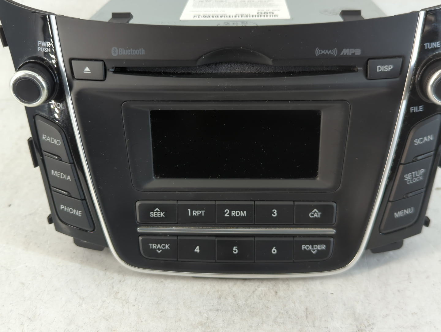 2016-2017 Hyundai Elantra Gt Radio AM FM Cd Player Receiver Replacement P/N:96170-A5260GU Fits Fits 2016 2017 OEM Used Auto 
