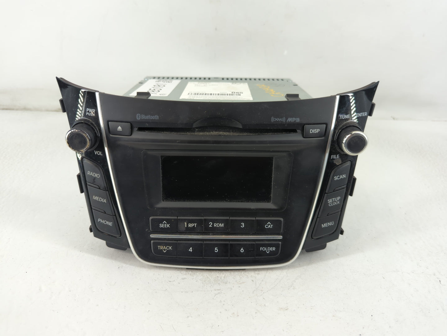 2016-2017 Hyundai Elantra Gt Radio AM FM Cd Player Receiver Replacement P/N:96170-A5260GU Fits Fits 2016 2017 OEM Used Auto 