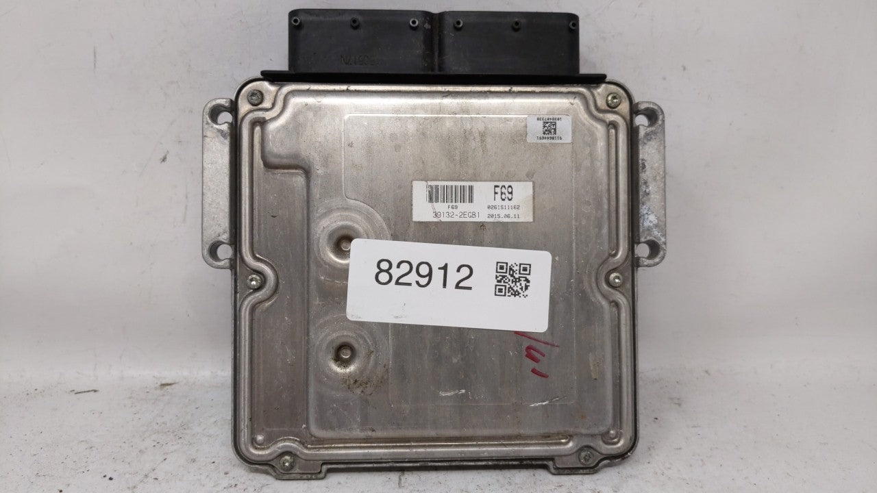 2016-2017 Hyundai Elantra Gt PCM Engine Control Computer ECU ECM PCU OEM P/N:39133-2EGB1 Fits Fits 2016 2017 OEM Used Auto P