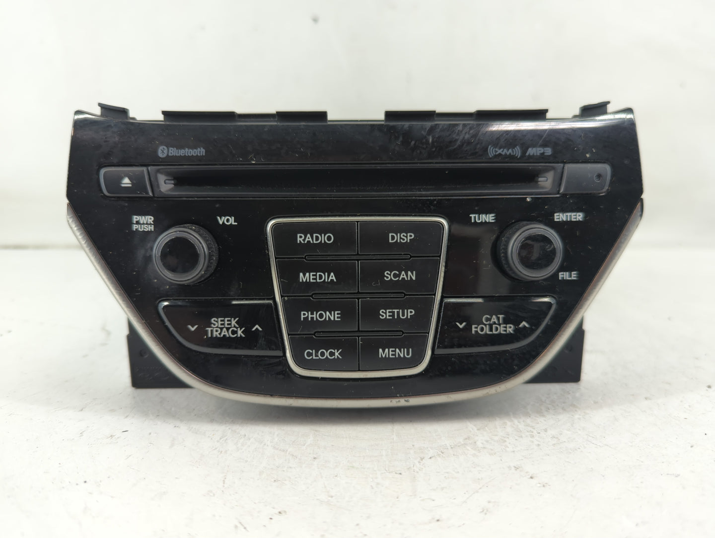 2016 Hyundai Genesis Radio AM FM Cd Player Receiver Replacement P/N:96170-2MAD0YHG Fits OEM Used Auto Parts - Oemusedautopar