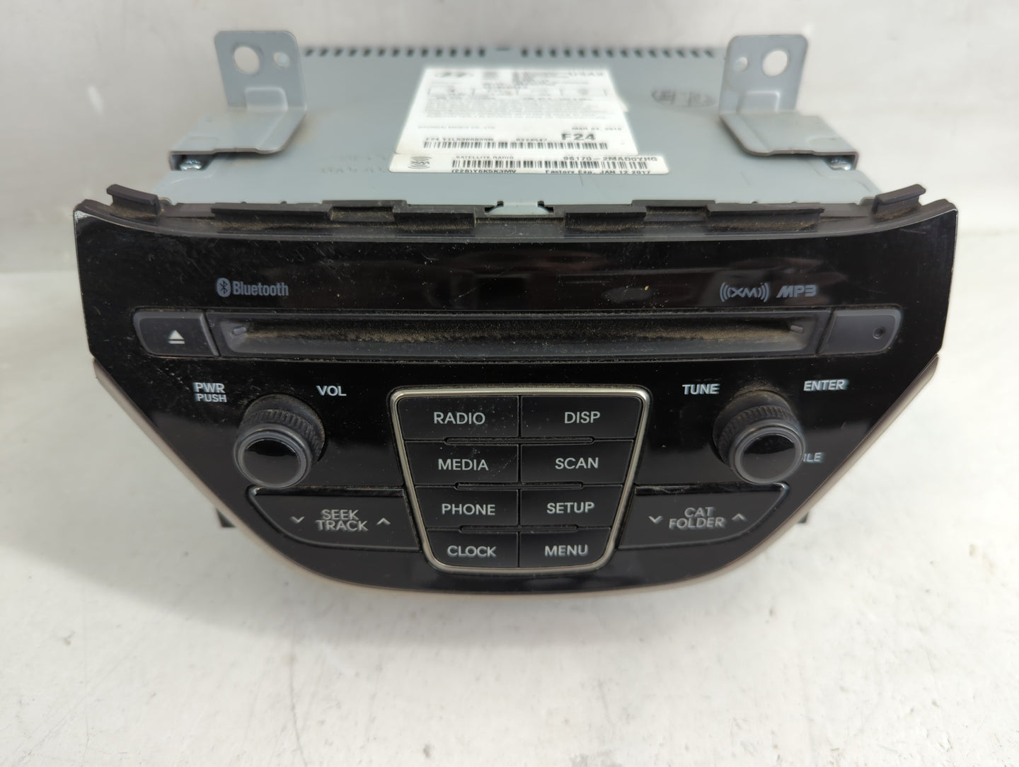 2016 Hyundai Genesis Radio AM FM Cd Player Receiver Replacement P/N:96170-2MAD0YHG Fits OEM Used Auto Parts - Oemusedautopar