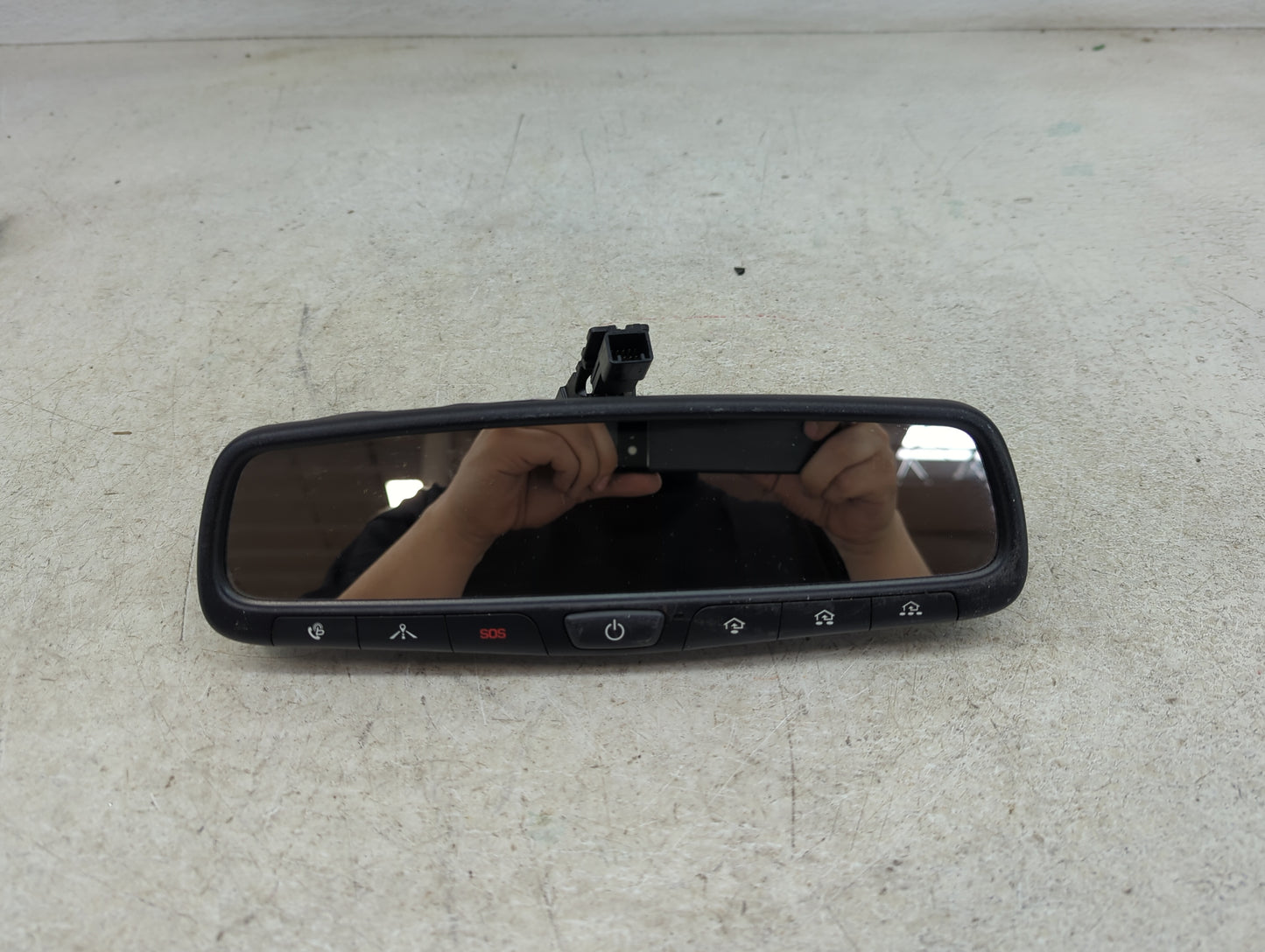 2013-2016 Hyundai Genesis Interior Rear View Mirror Replacement OEM P/N:4112A-TLMHL4 Fits OEM Used Auto Parts - Oemusedautop