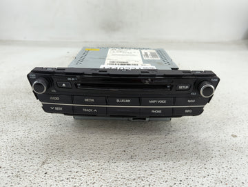 2015-2016 Hyundai Genesis Radio AM FM Cd Player Receiver Replacement P/N:96560-B14234X Fits Fits 2015 2016 OEM Used Auto Par
