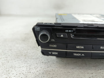 2015-2016 Hyundai Genesis Radio AM FM Cd Player Receiver Replacement P/N:96560-B14234X Fits Fits 2015 2016 OEM Used Auto Parts
